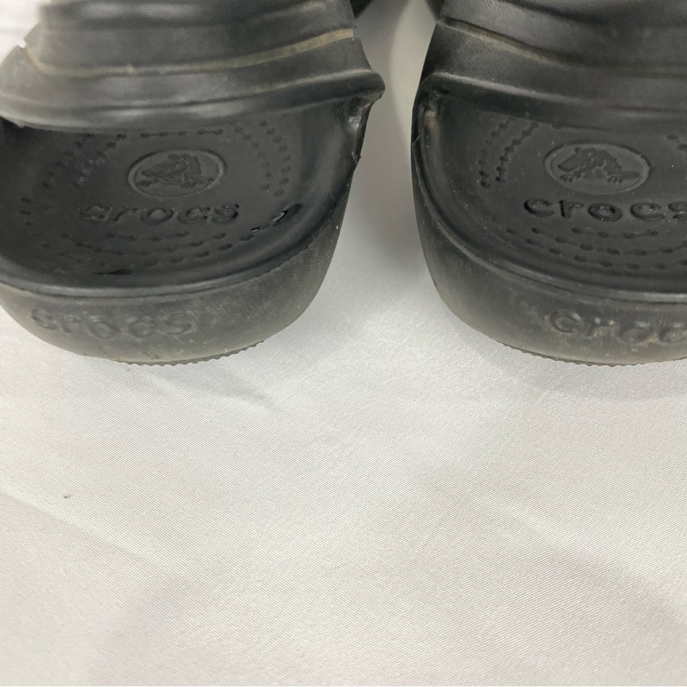 Crocs Thea Ballet Sling Back Flats Black Size 9 - Picture 9 of 9
